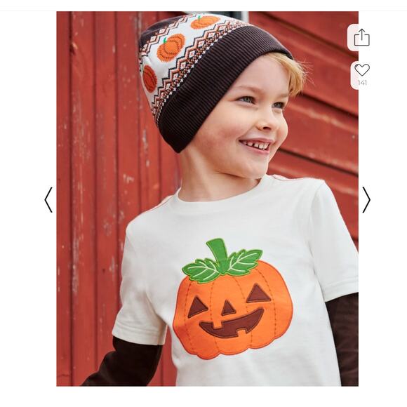 NWT Gymboree Unisex Girls & Boys Fall Pumpkin Beanie - Lil Pumpkin - Picture 5 of 11